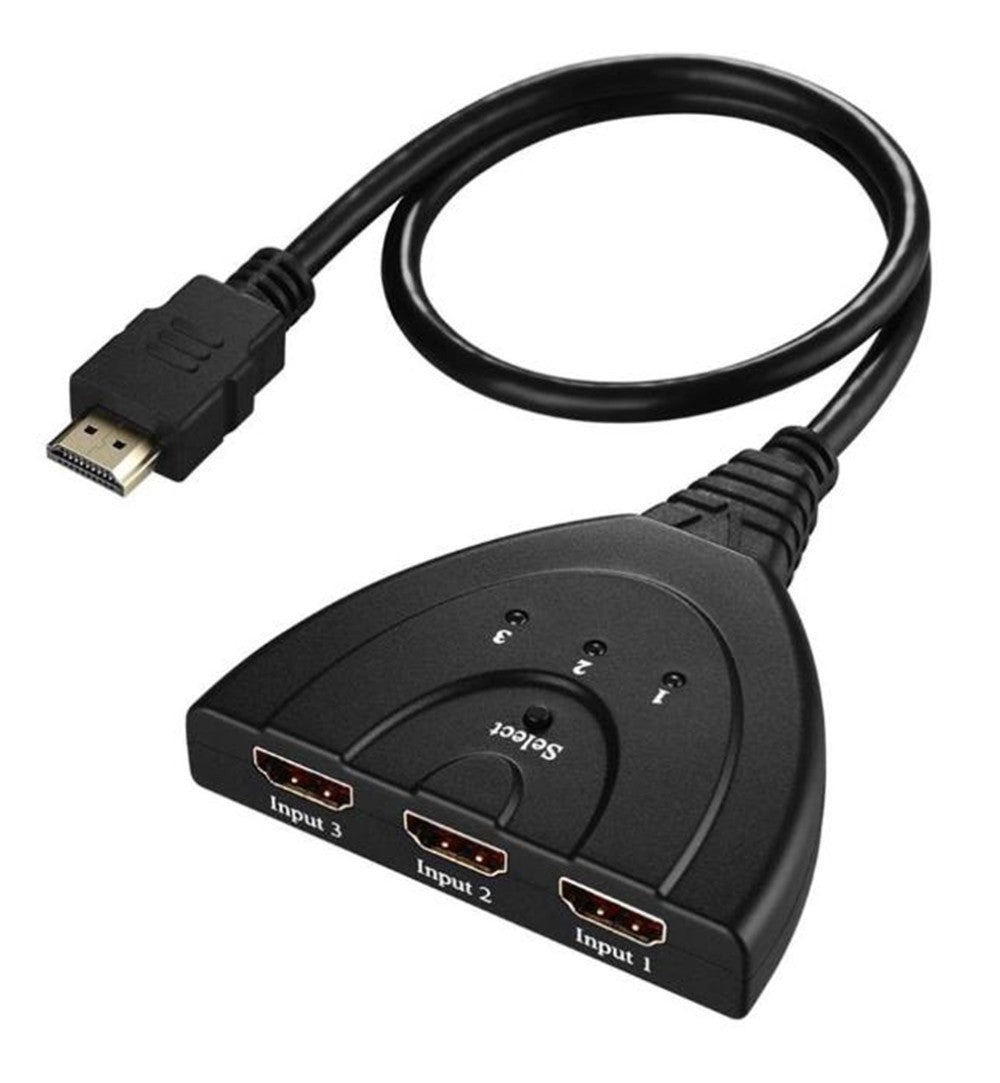Convertisseur adaptateur répartiteur HDMI mâle vers 3 ports HDMI femelle Convertisseur adaptateur répartiteur HDMI mâle vers 3 ports HDMI femelle